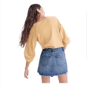 Madewell Rigid Denim A-Line Jean Skirt, Size 29